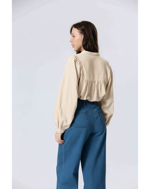 61099020 Camicia crema