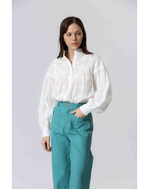 61099020 Camicia crema