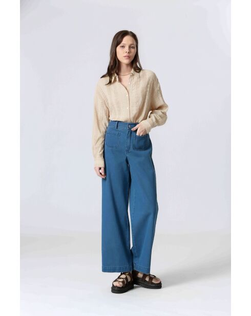 61099020 Camicia crema