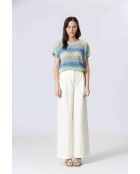 Top in maglia 61099020 Blue