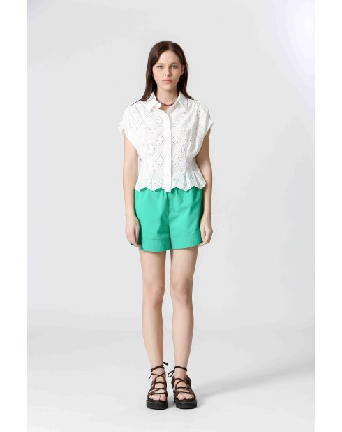 61099020 Camicia crema