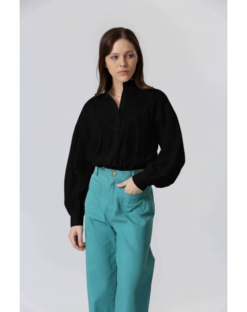 Bluse 61099020 Schwarz