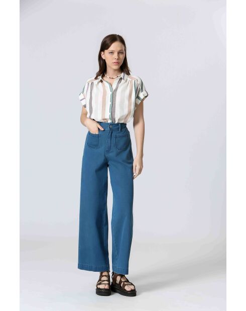 61099020 Crèmekleurig hemd