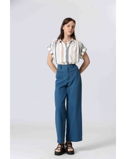 61099020 Crèmekleurig hemd