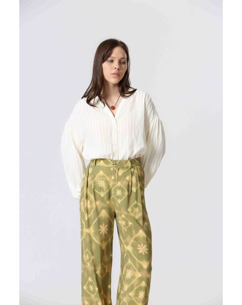 61099020 Camicia crema