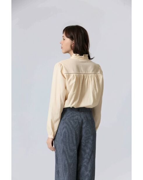 61099020 Camicia crema