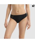 2 Culottes Generous Broderie noires