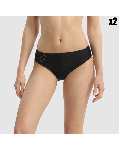 2 Culottes Generous Broderie noires