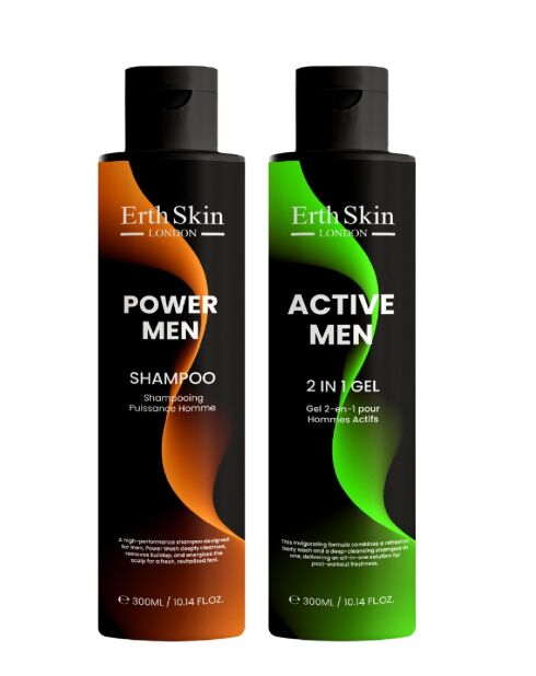 Shampoo Power Men 300 ml + gel 2 in 1 Active Men 300 ml