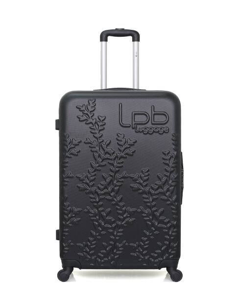3 Valises long séjour, moyen séjour et cabine Nais 75/65/55 cm noires