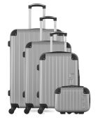 4 Koffer für einen längeren Aufenthalt, mittlere Aufenthaltsdauer, Kabine und Kabine XXS Hamburg-C 75/65/55/46 cm grau