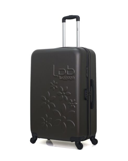 2 Eleonor-Koffer für lange und mittlere Aufenthalte 75/65 cm dunkelgrau