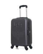 Kabinenkoffer 4 Einzelräder & Vanity Francette-H 50/30 cm dunkelgrau