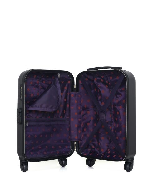 Kabinenkoffer 4 Einzelräder & Vanity Francette-H 50/30 cm dunkelgrau