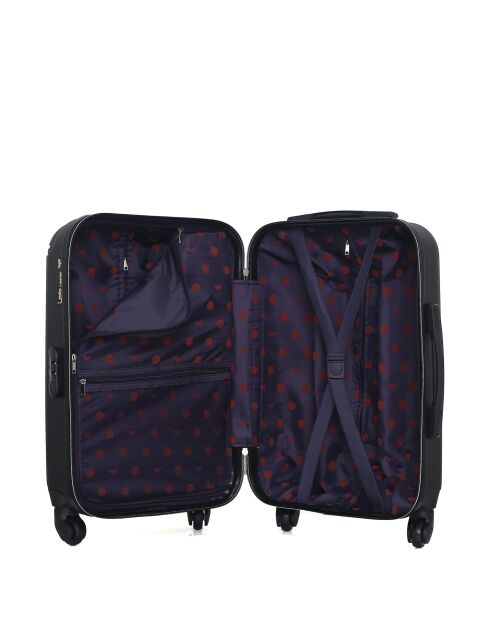 Valise cabine & Vanity Hambourg 55/30 cm noirs