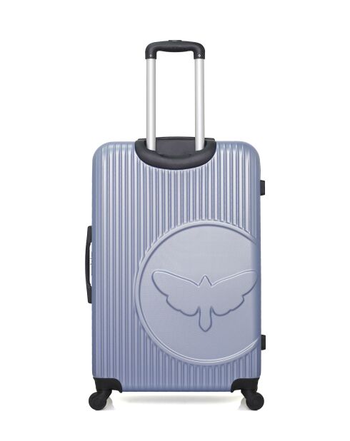 2 Valises long séjour et cabine Agata 75/55 cm bleu doré