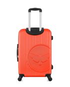 Valise Moyen Séjour 4 roues simples Agata corail