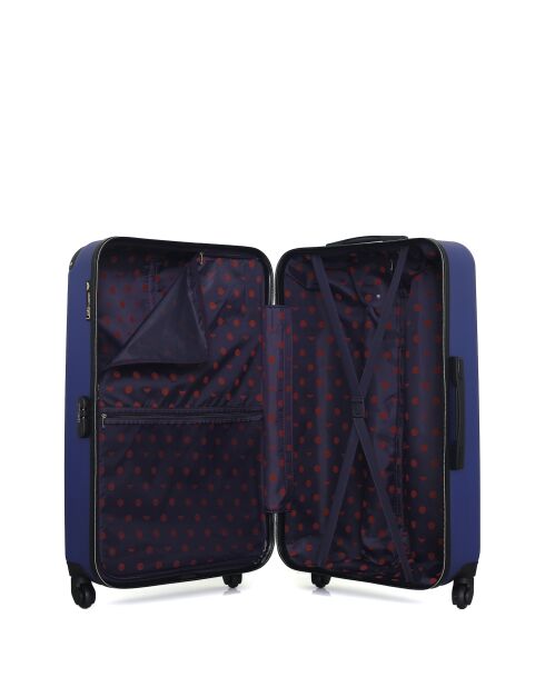 2 Valises long séjour et moyen séjour Hambourg 75/65 cm marine