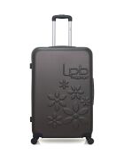 2 Valises long séjour et cabine Eleonor 75/55 cm gris foncé