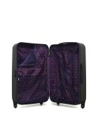 2 Valises long séjour et cabine Eleonor 75/55 cm gris foncé