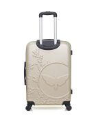 2 Valises moyen séjour et cabine XXS Nais 65/46 cm beiges