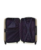 2 Valises moyen séjour et cabine XXS Nais 65/46 cm beiges