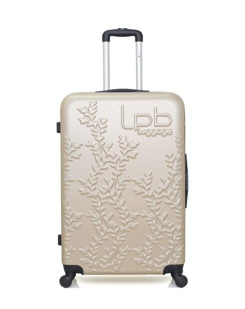 3 Valises long séjour, cabine et cabine XXS Nais 75/65/46 cm beiges