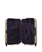 3 koffers voor lang verblijf, cabine en cabine XXS Nais 75/65/46 cm beige