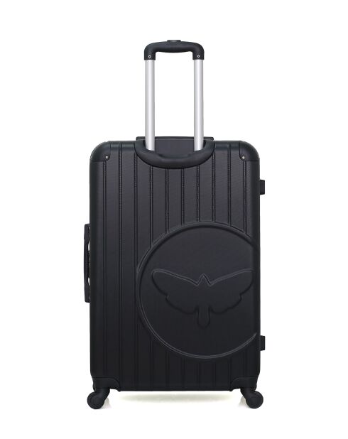 2 Valises long séjour et cabine XXS Marianne 75/46 cm noires