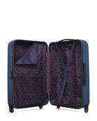 3 Valises long séjour, moyen séjour et cabine Eleonor 75/65/55 cm marine