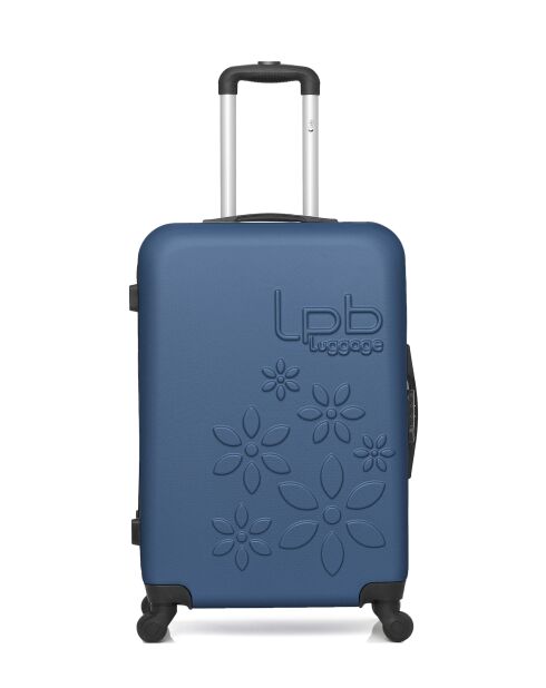 2 Valises moyen séjour, cabine & Vanity Eleonor 65/55/30 cm marine