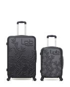 2 valigie da cabina nere Nais da 75/55 cm