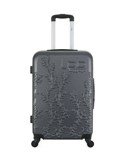 3 Valises moyen séjour, cabine et cabine XXS Nais 65/55/46 cm gris foncé