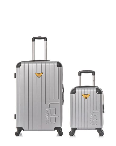 2 XXS Marianne 75/46 cm graue Aufenthalts- und Handgepäckkoffer