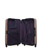 2 Valises long séjour et cabine Hambourg 75/55 cm rose doré