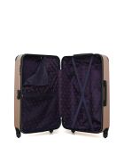 2 Valises long séjour et moyen séjour Marianne 75/65 cm rose doré