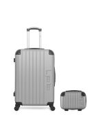 Valise moyen séjour & Vanity Hambourg 65/30 cm gris
