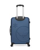 2 Valises moyen séjour et cabine Eleonor 65/55 cm marine