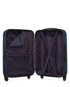 2 Valises moyen séjour et cabine Eleonor 65/55 cm marine