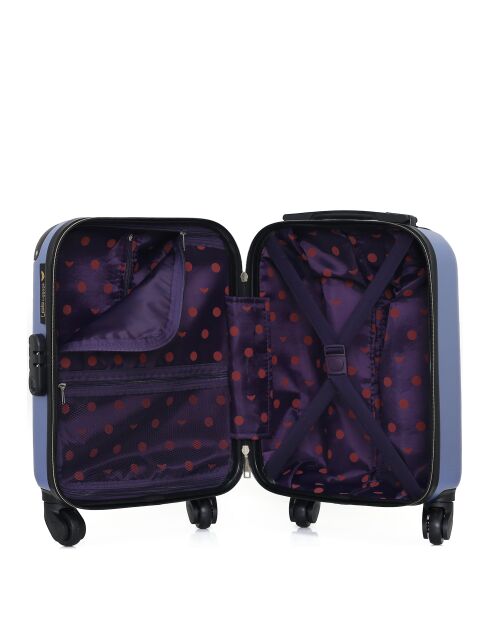 Cabinekoffer XXS 4 enkele wielen Marianne goudblauw