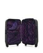 Valise cabine & Vanity Eleonor 55/30 cm gris foncé