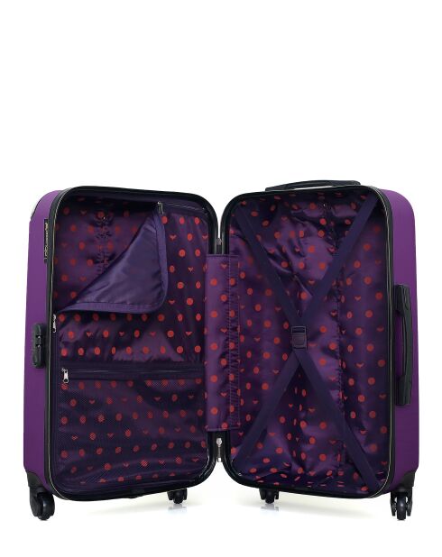 Valise Moyen Séjour Amelie-A prune