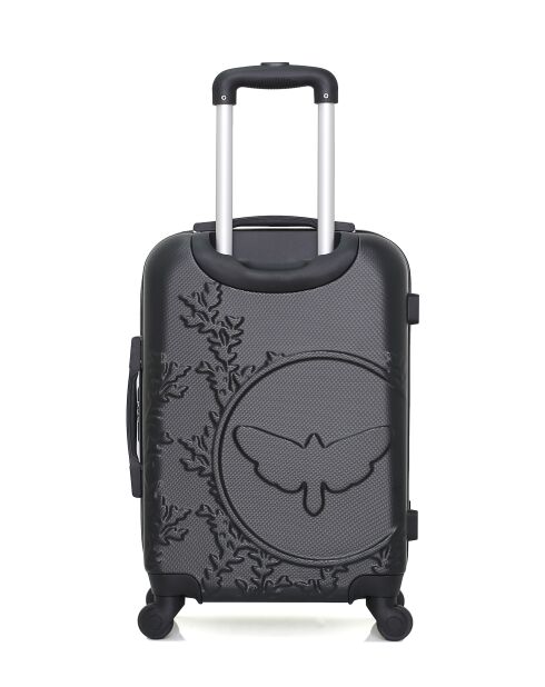 2 Valises cabine et cabine XXS Nais 55/46 cm noires