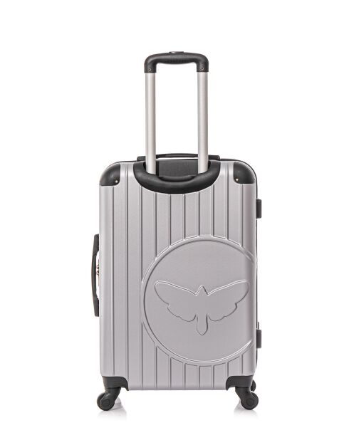 2 XXS Marianne, 65/46 cm, grau, mittelgroße Reise- und Handgepäckkoffer