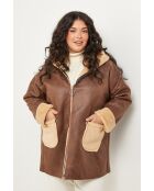 Manteau Loréane Chocolat