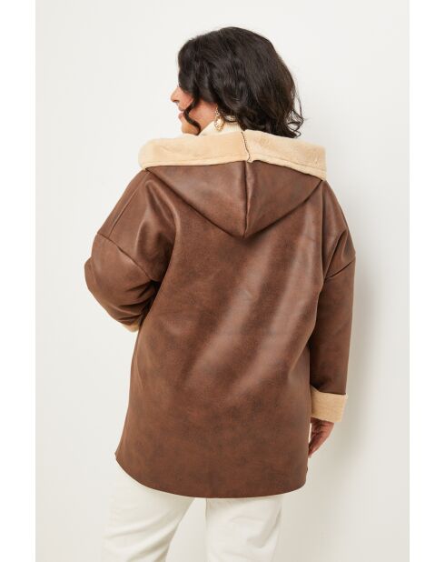 Manteau Loréane Chocolat