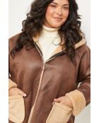 Manteau Loréane Chocolat