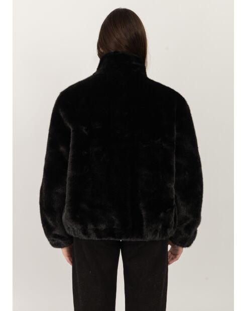 Fausse Fourrure Julie Noire