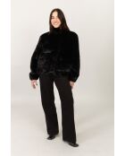 Fausse Fourrure Julie Noire