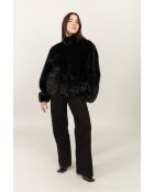 Fausse Fourrure Julie Noire